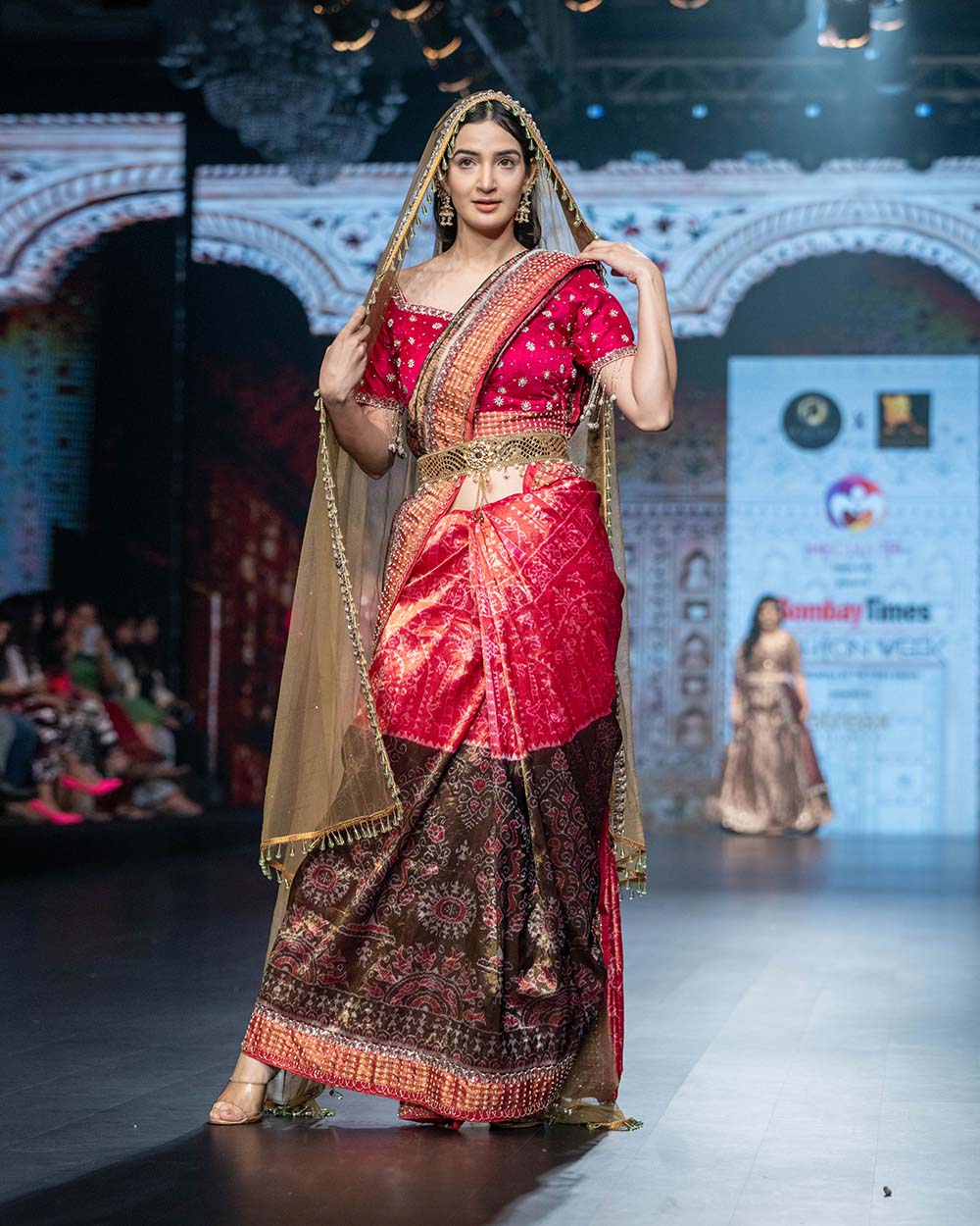 Pure Tissue Sambalpuri Silk Saree with Heavy Hand Embroidery (Dupatta Optional)