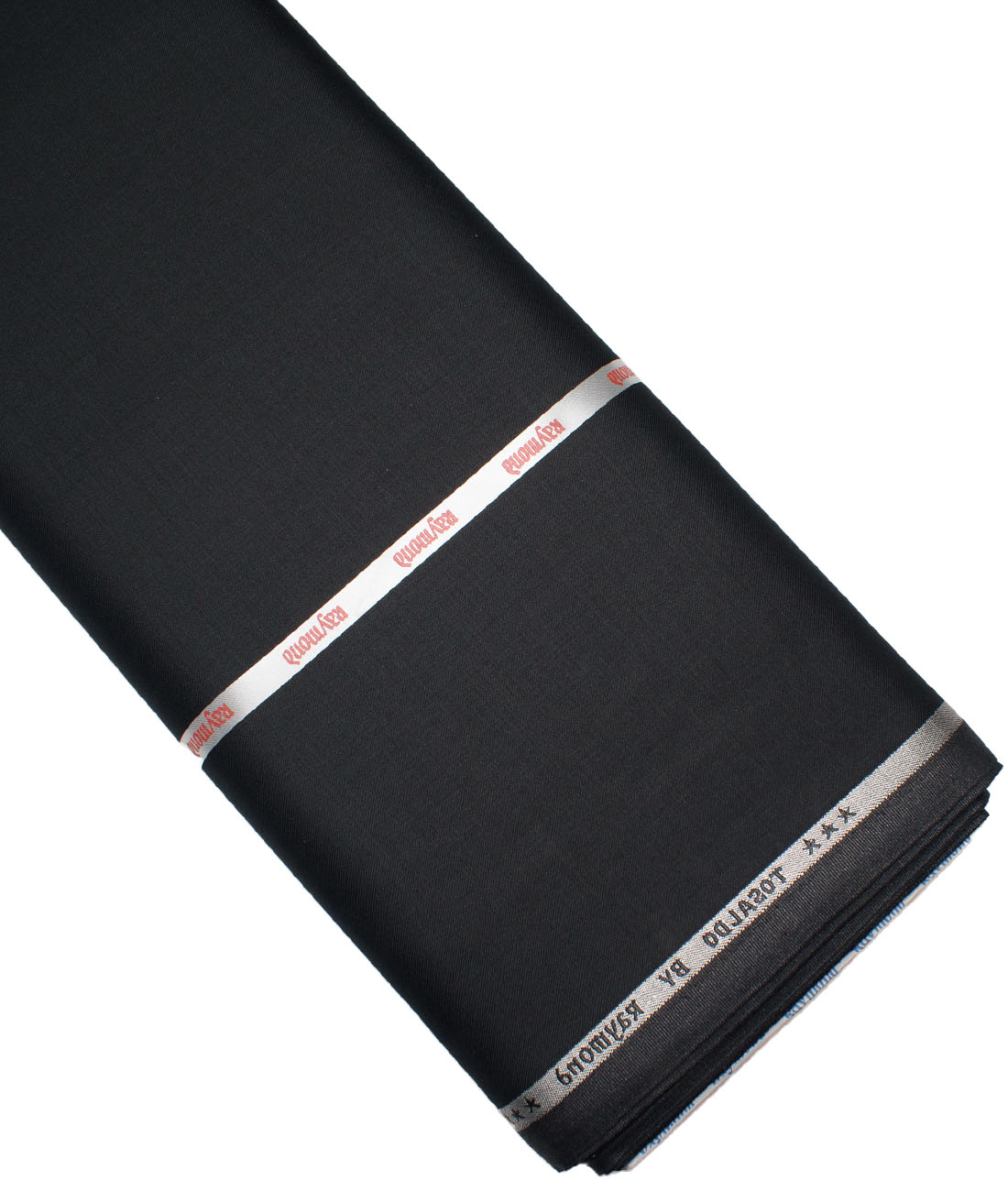 Raymond Terry Rayon Solids Suiting Fabric (Black)