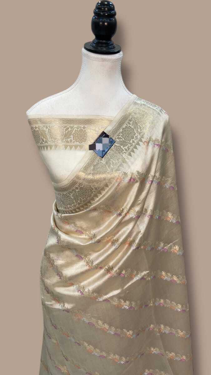 Banarasi Khadi Georgette Silk Saree