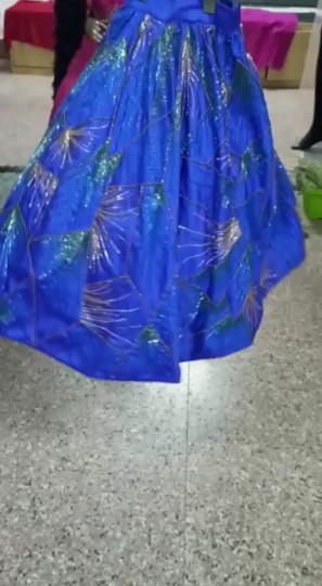 Royal Blue Sequin Party Dress for Girls