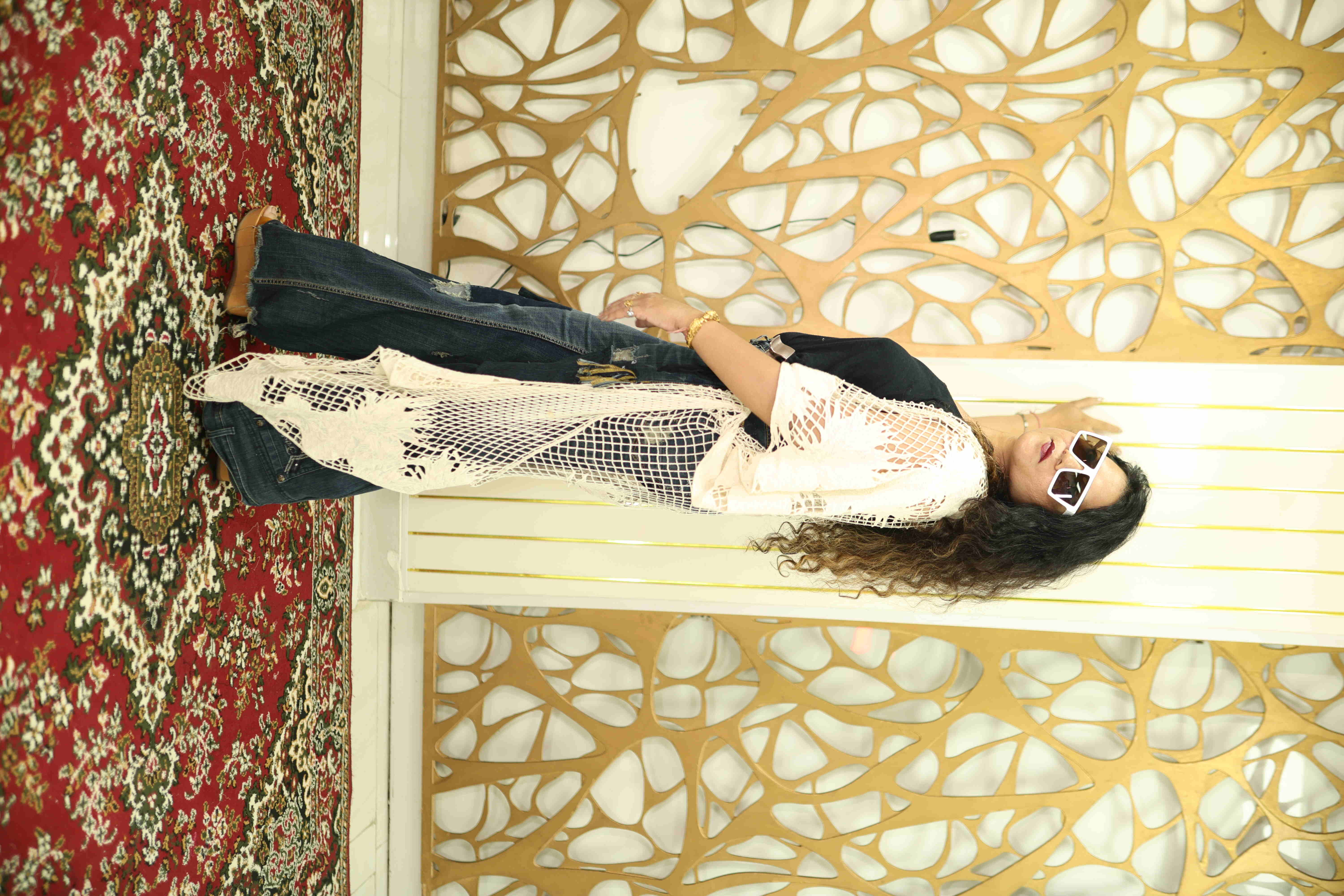 Boho Chic Crochet Kimono